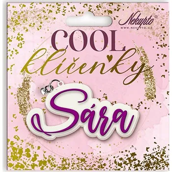 Nekupto Dárková klíčenka se jménem Sára