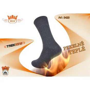 Pánské ponožky Hoza H3420-Vlněné ponožky - H3420 od 159kč Barva: tmavá modrá, Velikost: 43-46