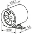 potrubní ventilátor Vents Quietline-K 10025501 100 mm
