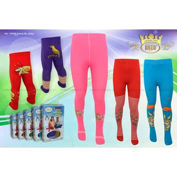 Dívčí oblečení Dětské punčochové kalhoty HOZA FROTÉ 5ks - VÝPRODEJ - H5002-akce Barva: balíček 5ks dívčí, Velikost: 58-62 cm / 0-3 měsíce