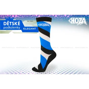 Dětské podkolenky HOZA s elastanem - Elegant - H1814 Barva: Modrá, Velikost: 27-30