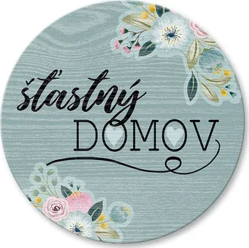 Podtácek Nekupto Dřevěný podtácek Šťastný domov Sladký domov