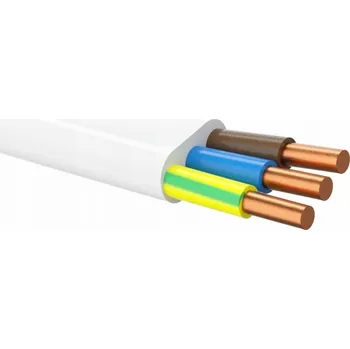 elektrický kabel AKS kabel Elektrický kabel YDYp(żo) 3x1,5 450/750V (100m) (EE0017) Q-LANTEC