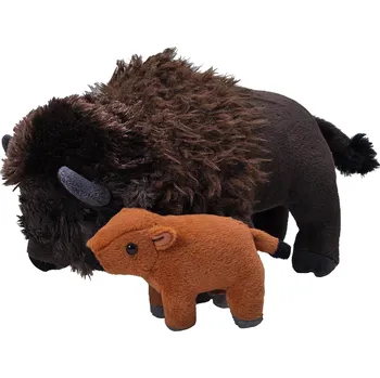 plyšák Plyšák WILD REPUBLIC Bizon, samice s mládětem 38 cm
