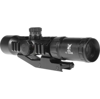 Puškohled Optika 1.5-5X40BE s podsvíceným křížem (černá) - Delta Armory