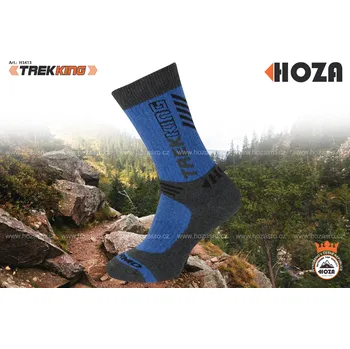Pánské ponožky HOZA Thermo Trekking - outdoor socks - H3413 Barva: antracit jeans, Velikost: 43-46