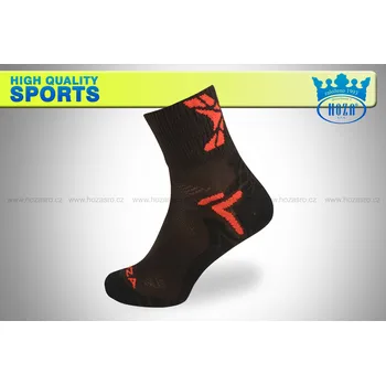 Dámské ponožky Hoza Kotníčkové funkční sportovní ponožky - pouze vel.: 35-38 od 39kč - H3018 Barva: hnědá červená, Velikost: 35-38