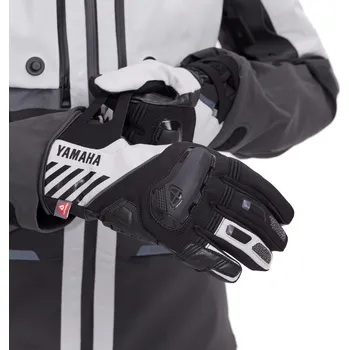 Moto rukavice Dámské kožené motocyklové rukavice Yamaha DALARNA Velikost: L