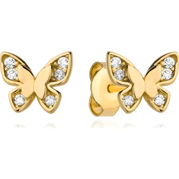 Hodinky Náušnice Bonore - Zlato 585 - Kubický Zirkon 137703