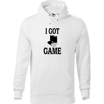 Pánská mikina DOBRÝ TRIKO Pánská mikina s potiskem I got game Velikost pánské mikiny: M, Barva: Bílá