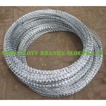 Příslušenství pro plot Žiletkový drát 730mm/9m