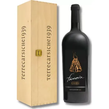 Dárkový potravinový koš Fanova Reserva Primitivo 2018, Gioia Del Colle DOC, Terrecarsiche 1939, 1,5l Magnum