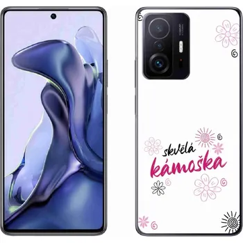 Pouzdro na mobilní telefon Gelový kryt mmCase na Xiaomi 11T Pro - skvělá kámoška bílé pozadí