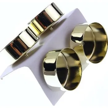 Svícen Seizis kovový svícen na čajovou svíčku 4 cm zlatý