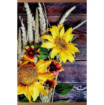 Topný panel Trio Topný infračervený obraz 420 W – Slunečnice, 100 x 57 cm