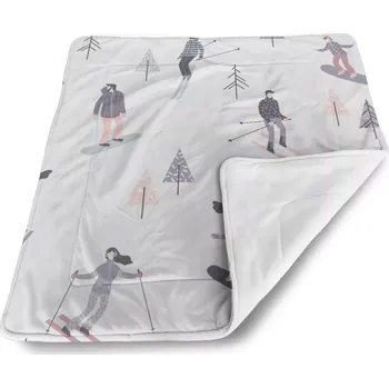 deka Sablio Dětská deka pro miminko Lyžaři - 80x100 cm