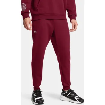 Pánské tepláky Under Armour UA Rival Fleece Joggers-RED vínové Velikost: M