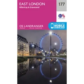 Encyklopedie East London, Billericay & Gravesend - Ordnance Survey [EN] (2016, Skládaná mapa, Ordnance Survey)