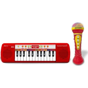Hudební nástroj pro děti Bontempi Set mini klávesnice a karaoke mikrofonu