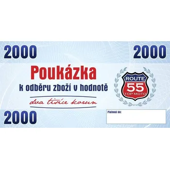 Kosmetická sada Dárková poukázka v hodnotě 2.000 Kč
