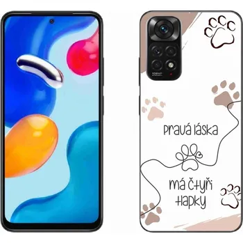 Pouzdro na mobilní telefon Gelový kryt mmCase na Xiaomi Redmi Note 11S 4G - psí motiv 1 bílé pozadí