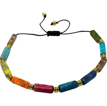 Souprava šperků Náramek barevný achát