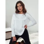 Bílá dámská oversize halenka s přívěskem SILKINEA RY2670 Velikost: ONE SIZE