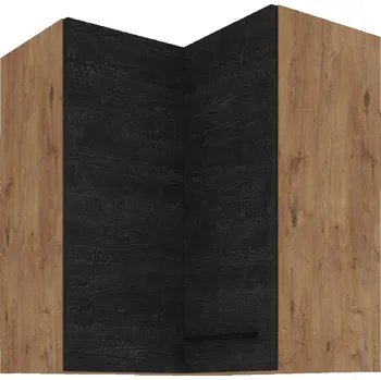 Kuchyňská skříňka Horní skříňka rohová VIGGO DARK WOOD 60x60 GN-72 2F