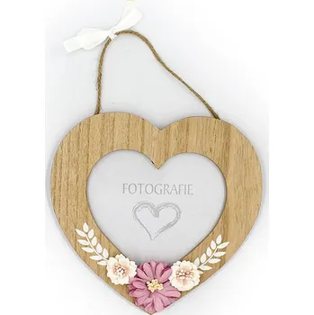 Rám na obraz Nekupto Fotorámeček na zavěšení s květinou