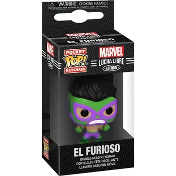 Hračka Funko POP Keychain: Marvel Luchadores- Hulk