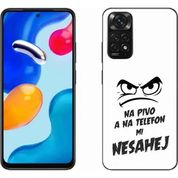 Pouzdro na mobilní telefon Gelový kryt mmCase na Xiaomi Redmi Note 11 4G - pivní motiv 2 bílé pozadí