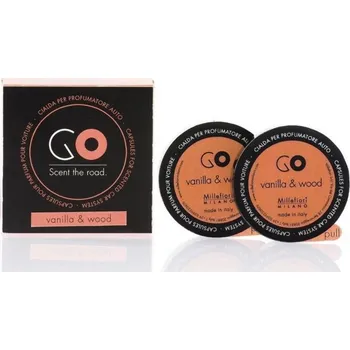 Vůně do auta Millefiori GO vůně do auta Vanilla & Wood náhradní náplň (Vanilka a dřevo)