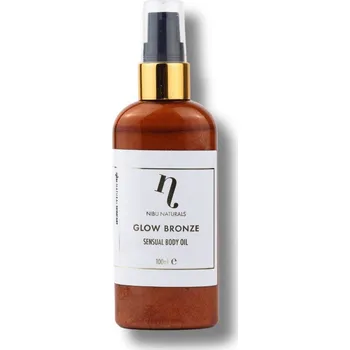 Samoopalovací přípravek Nibu Naturals | Hydratační Tělový olej - Glow Bronze pro jemný, přirozeně opálený vzhled - 100 ml
