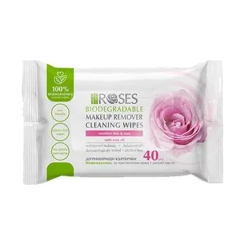 Odličovač Agiva Odličovací ubrousky bez alkoholu s obsahem růžového oleje i pro citlivou pleť, 40 ks