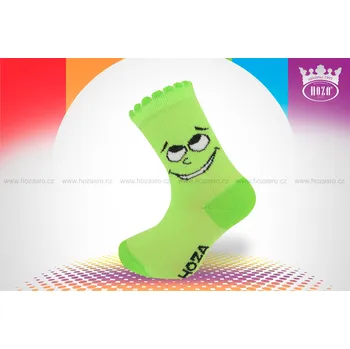 Kojenecké oblečení Hoza Kojenecké ponožky - oči - H200 Barva: Zelená, Velikost: 12-24 měsíců