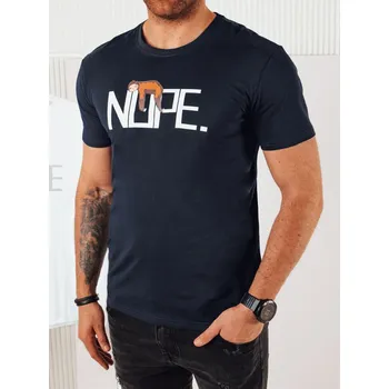 Pánská košile s potiskem RX5355 Barva: Tmavě Modrá, Velikost: XL