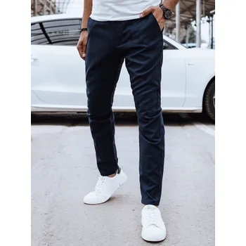 Pánské kalhoty casual UX4395 Barva: Tmavě Modrá, Velikost: 32