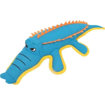 Hračka pro psa Huhubamboo hračka pro psy krokodýl modrý 42cm
