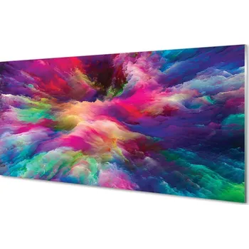 Obraz Obraz na skle fraktály barevné 100x50 cm 2 Přívěsky