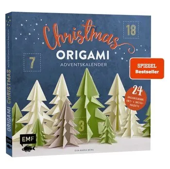 Mein Adventskalender-Buch: Origami Christmas - Berg, Eva Maria
