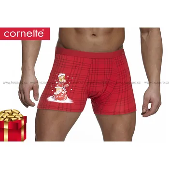 Boxerky Hoza Boxerky Cornette Vánoční - Sexy Santa - VANOCE-00717 Barva: červená, Velikost: L