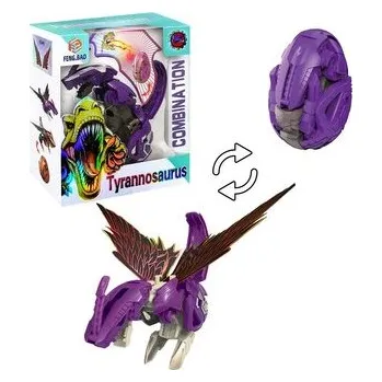 auto na autodráhu Tyranozaur 2w1 jajo dinozaura