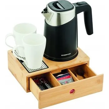 Rychlovarná konvice Servírovací set EMBERTON CAMBOURNE PLUS, přírodní + konvice EVESHAM, 1l, černá EH50834EH50716