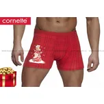Hoza Boxerky Cornette Vánoční - Sexy Santa - VANOCE-00717 Barva: červená, Velikost: M