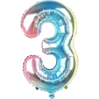 Balónek DAALO Nafukovací balónky čísla - 3