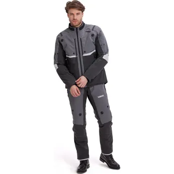 Moto bunda Pánská textilní motocyklová bunda Yamaha NACKA šedá Velikost: XXL