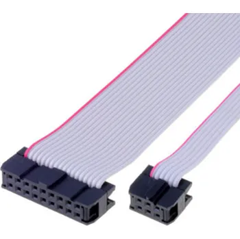 Datový kabel Plochý kabel s IDC konektory 0,6m Počet: 34