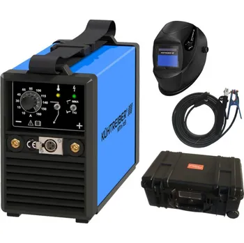 Svářečka Kühtreiber KITin 165 + kabely 25/3m + kukla 725S + kufr