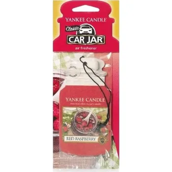 Vůně do auta Yankee Candle vůně do auta papírová visačka Červená malina (Red Raspberry)