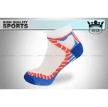 Hoza Kotníčkové funkční sportovní ponožky - H3016 Barva: modrá s červenou, Velikost: 35-38
